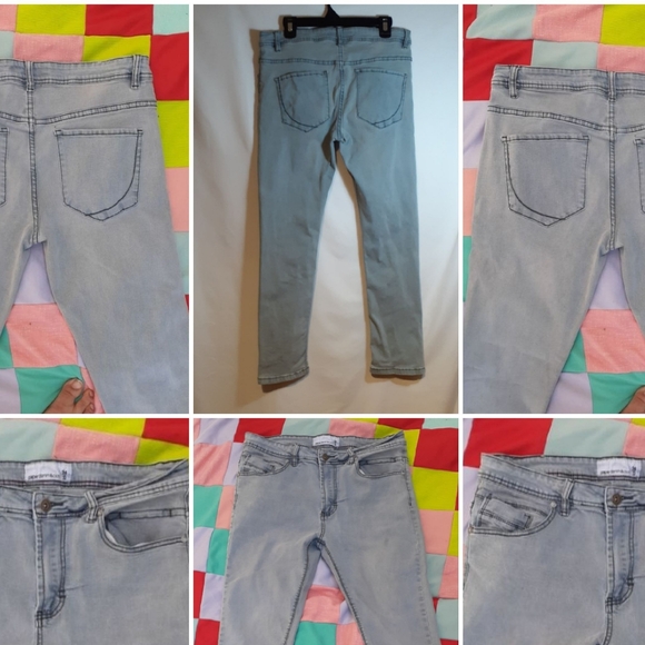 Paper Denim & Cloth Grey Blue women's 34 Vintage - Picture 13 of 16